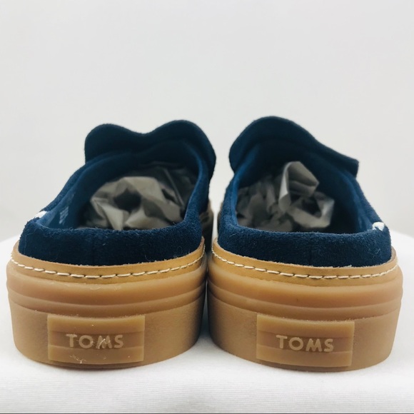 NWT!! TOMS Sunrise Suede Mule Sneakers - Picture 5 of 11